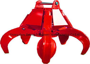 China High Performance Excavator Spare Parts Hydraulic Orange Peel Grab For Various Brands supplier