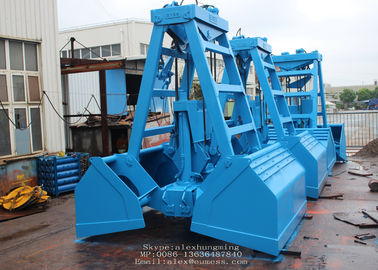 China SWL 20T 6 - 10M3 Remote Controlled Clamshell Grabs for Bulk Cargo of Sand or Iron Ore supplier