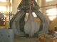Minerals Excavator Grab With Four Rope / Clamshell Bucket , Mining Excavator Parts supplier