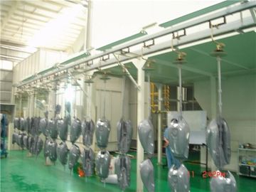 China Lamps Electrostatic Spray Powder Coatng Production Line With Manual Dusting And 3 Phase supplier