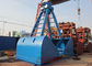 Low Noise and Safety Mechanical Clamshell Grab Bucket , Four Ropes Grapple 10m³ supplier
